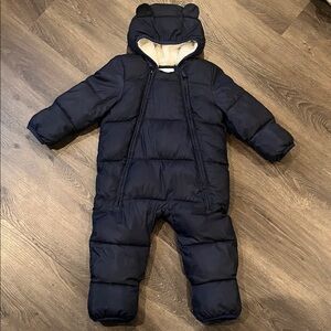 *NWOT*Gap Sherpa Lined Puffer Hooded Onepiece